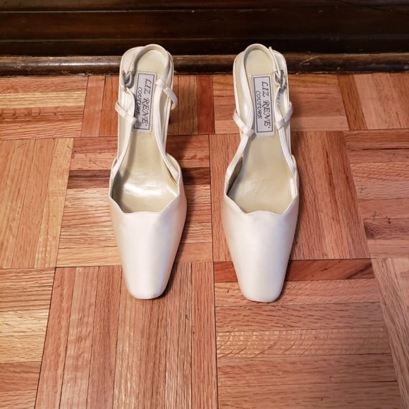 Liz Rene Silk Wedding Shoes - Picture 3 of 5